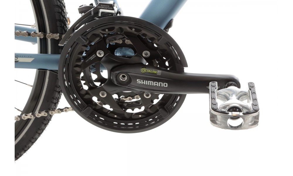 Rower crossowy Romet Orkan 7 M - niebieski-czarny