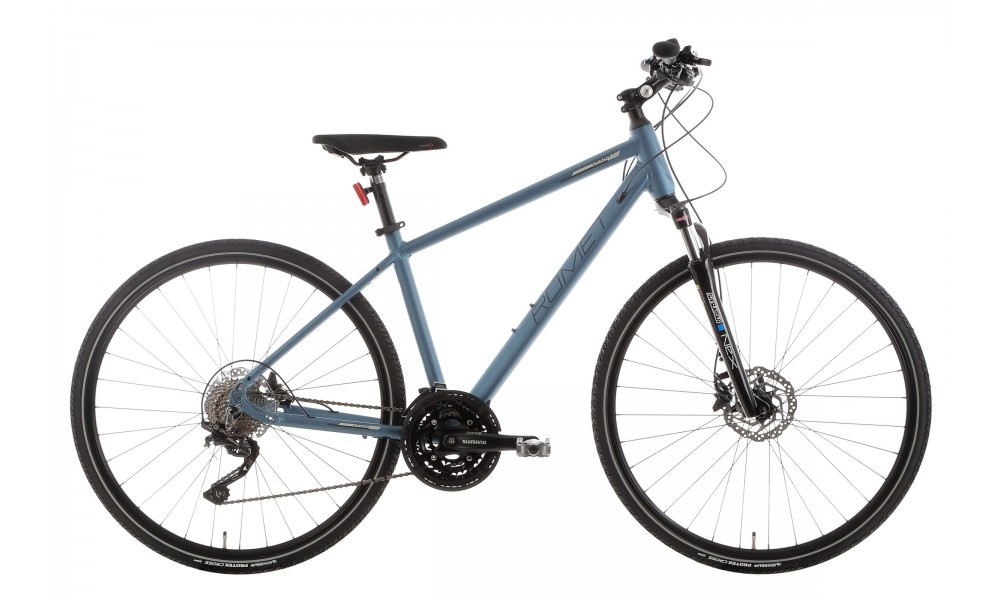 Rower crossowy Romet Orkan 7 M - niebieski-czarny