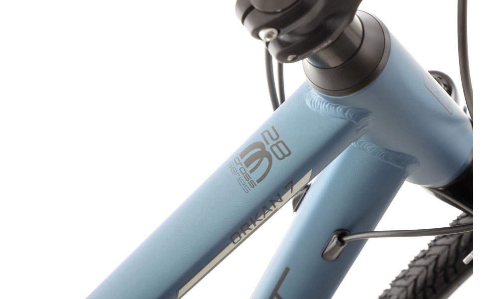 Rower crossowy Romet Orkan 7 M - niebieski-czarny