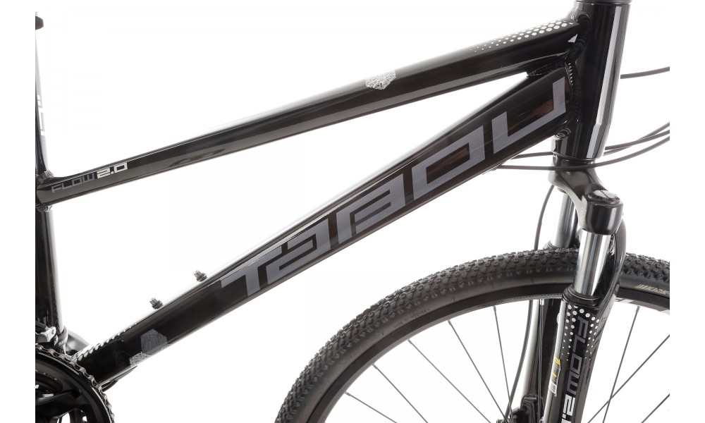 Rower crossowy Tabou Flow 2.0 W - czarno-biały