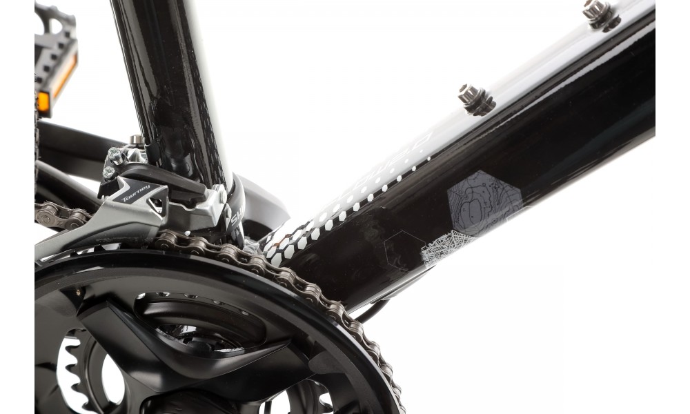 Rower crossowy Tabou Flow 2.0 W - czarno-biały