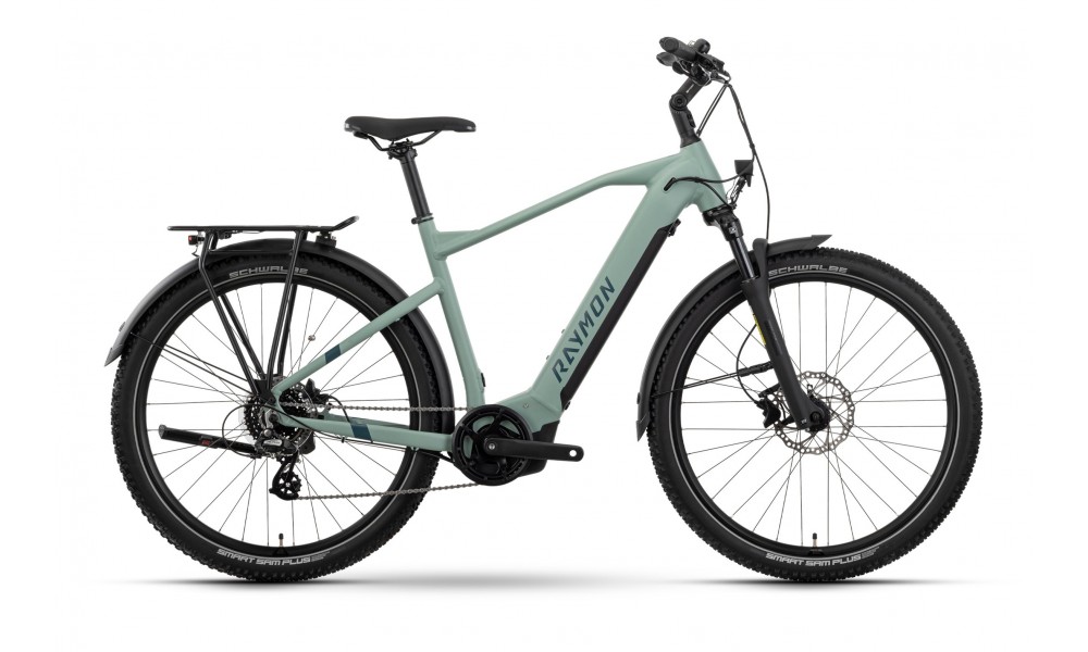 Rower trekkingowy elektryczny R-Raymon Tourray Select Diamond - miętowy