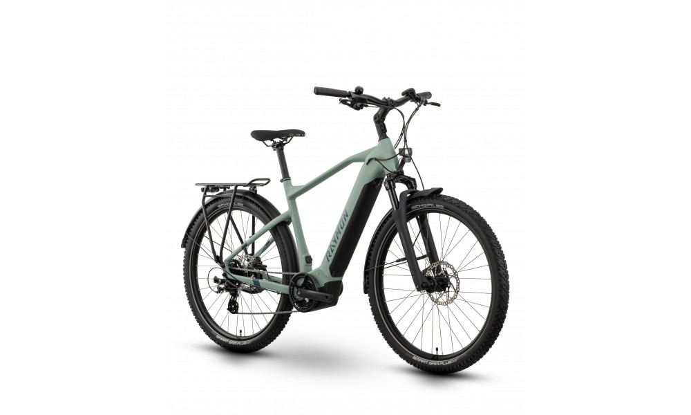 Rower trekkingowy elektryczny R-Raymon Tourray Select Diamond - miętowy