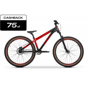 Rower dirt TABOU TABSPIN 1.0 2025 - czarno-czerwony 1