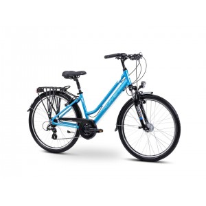 Rower trekkingowy Romet Gazela 26 2 2024 - niebieski 2