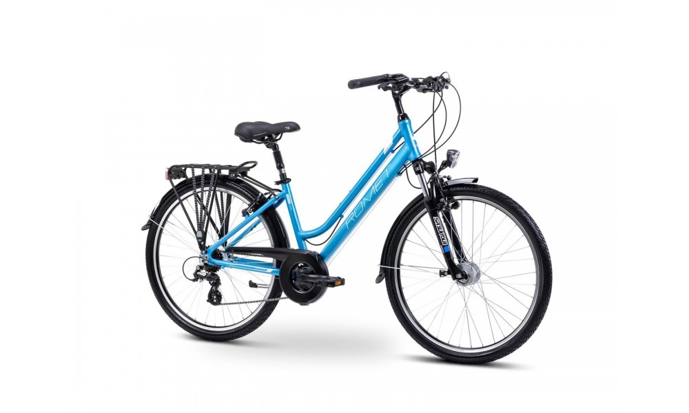 Rower trekkingowy Romet Gazela 26 2 2024 - niebieski