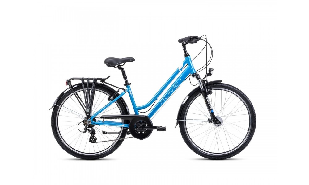 Rower trekkingowy Romet Gazela 26 2 2024 - niebieski