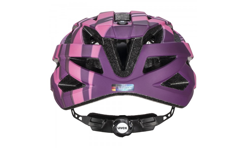 Kask rowerowy Uvex Air Wing CC - czarno-różowo-fioletowy
