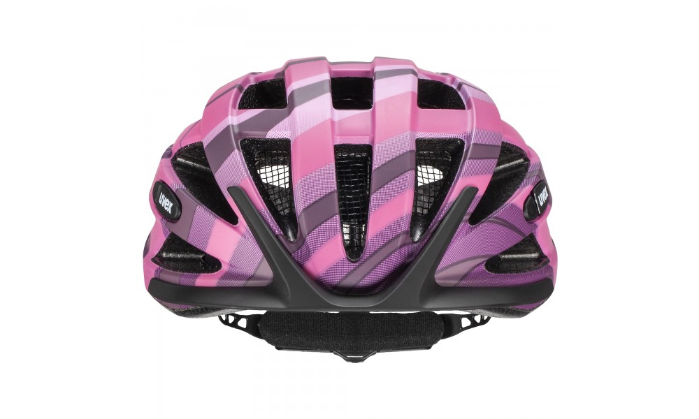 Kask rowerowy Uvex Air Wing CC - czarno-różowo-fioletowy
