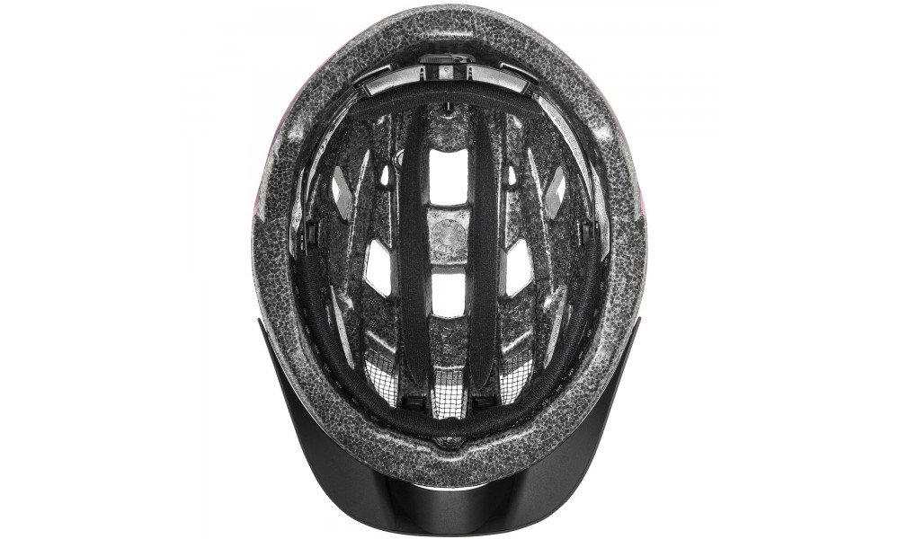 Kask rowerowy Uvex Air Wing CC - czarno-różowo-fioletowy