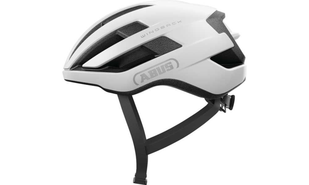 Kask rowerowy Abus Wingback - biały matowy