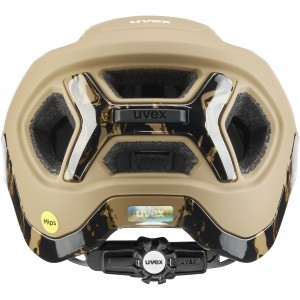 Kask rowerowy Uvex React MIPS - beżowo-czarny 2