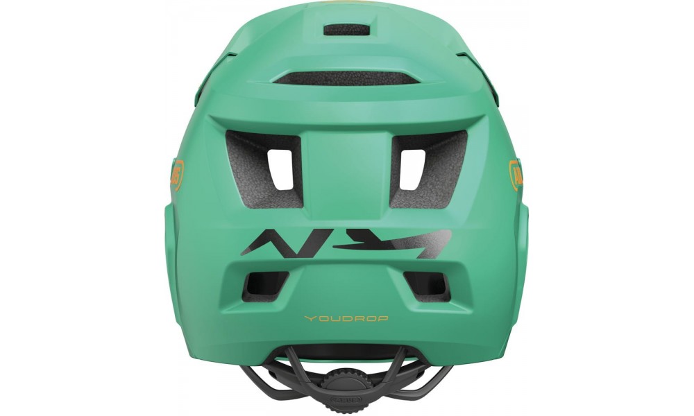 Kask dziecięcy Abus YouDrop FF Full Face MTB - zielony