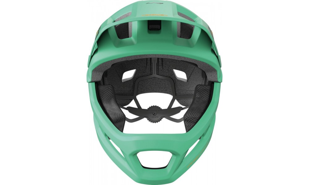 Kask dziecięcy Abus YouDrop FF Full Face MTB - zielony