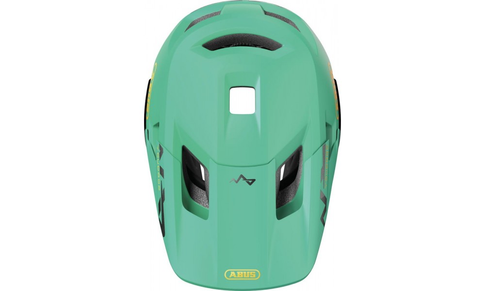 Kask dziecięcy Abus YouDrop FF Full Face MTB - zielony