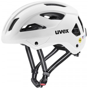 Kask rowerowy Uvex City Stride MIPS Hiplok - biały 1
