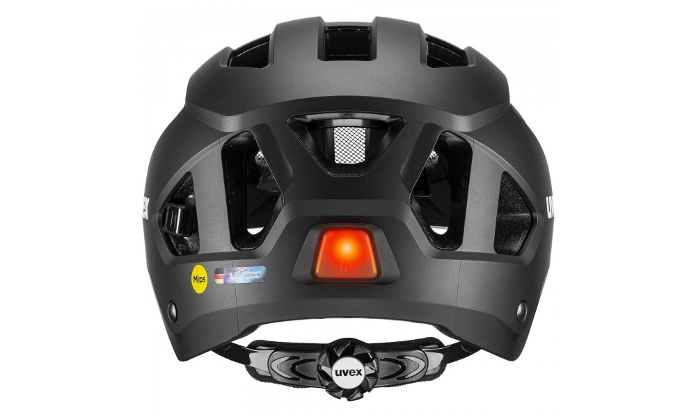 Kask rowerowy Uvex City Stride MIPS Hiplok - czarny