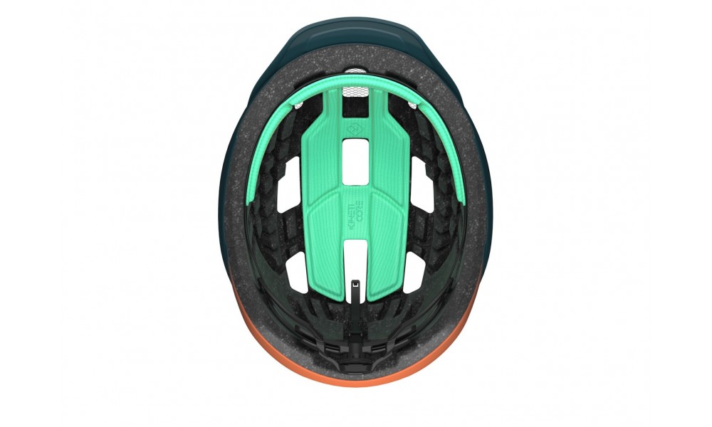 Kask rowerowy Lazer Cerro KC CE-CPSC - niebiesko-pomarańczowy