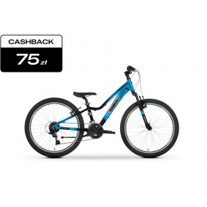 Rower młodzieżowy Tabou Poison 24 1.0 2025 - niebiesko-czarny 1