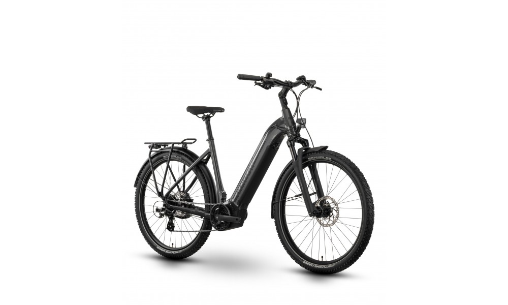 Rower trekkingowy elektryczny R-Raymon Tourray Select Wave - antracytowy