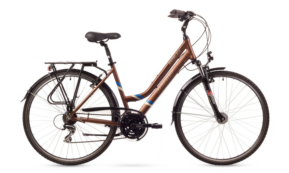 Rower trekingowy Romet Gazela 2 Brown 2016
