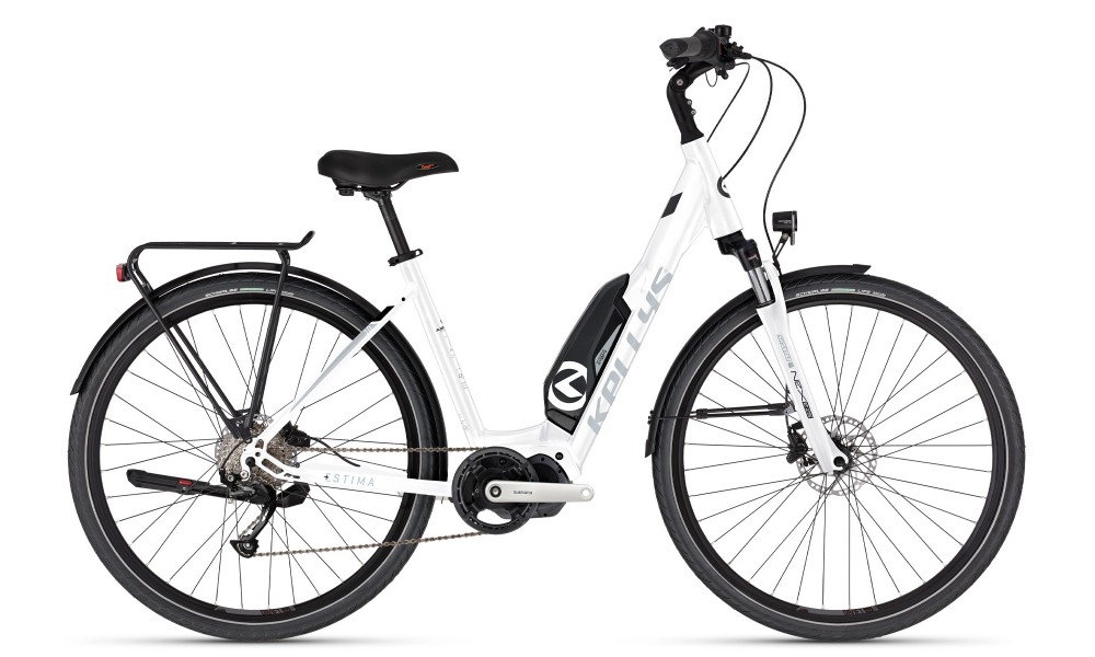 Rower trekkingowy elektryczny Kellys Estima 10  - biały