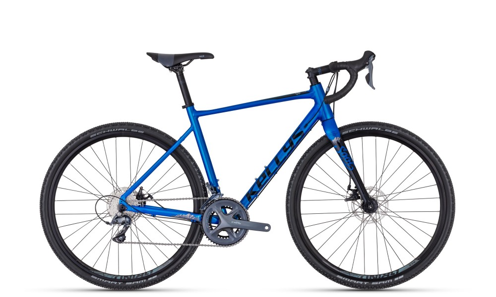 Rower gravel Kellys Soot 30  - niebiesko-czarny