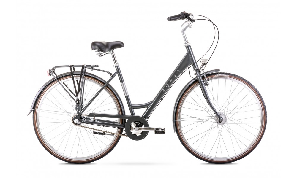 Rower miejski Romet Sonata Classic  - grafitowy