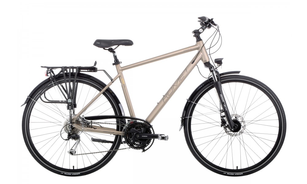 Rower trekkingowy Romet Wagant 8  - brązowy