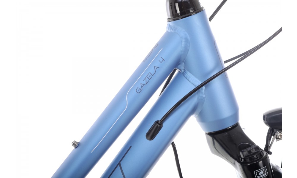 Rower trekkingowy Romet Gazela 4  - granatowy-niebieski