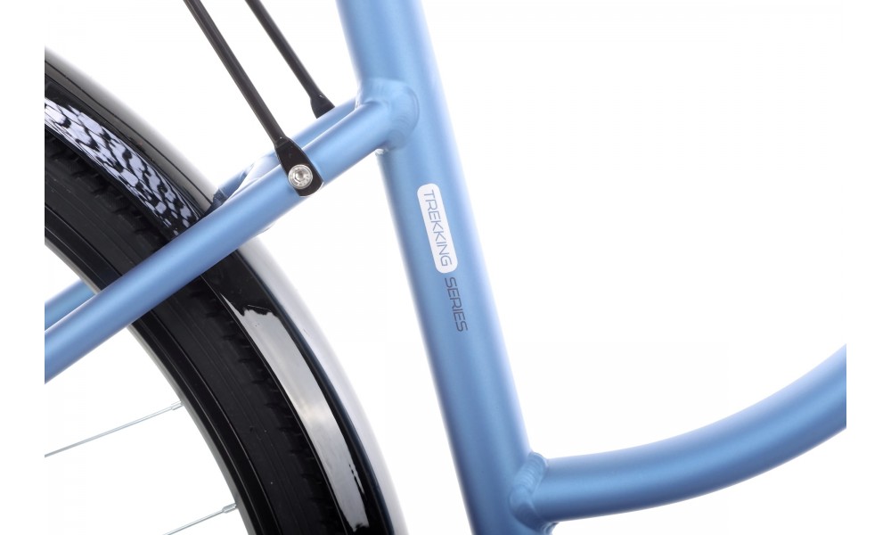 Rower trekkingowy Romet Gazela 4  - granatowy-niebieski