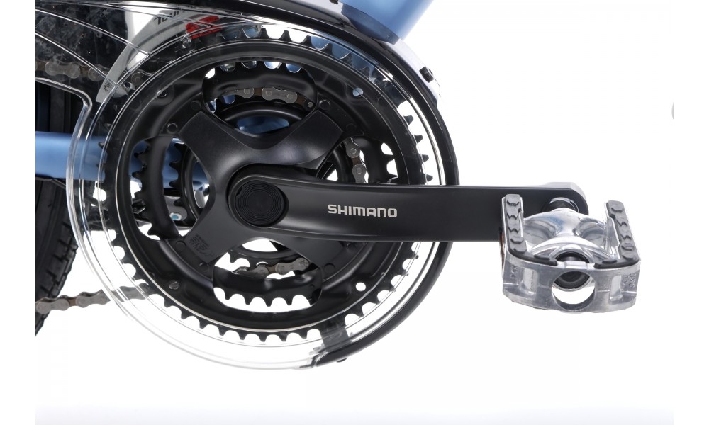 Rower trekkingowy Romet Gazela 4  - granatowy-niebieski