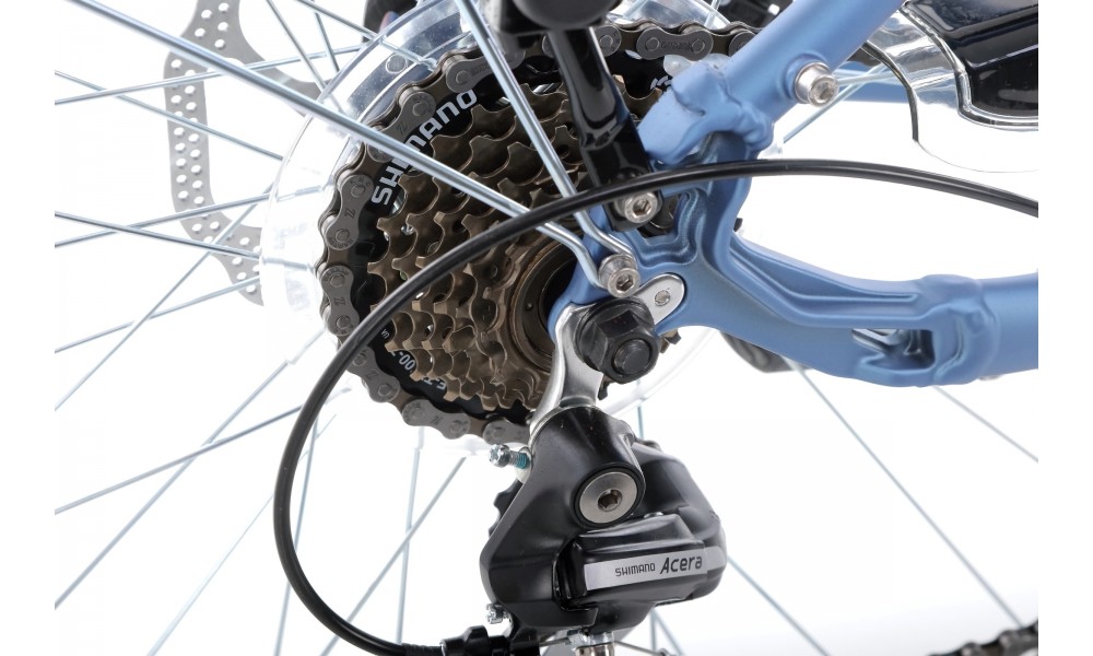 Rower trekkingowy Romet Gazela 4  - granatowy-niebieski