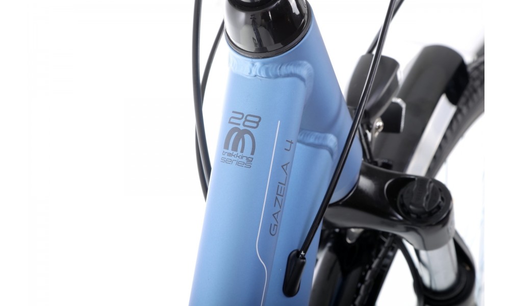 Rower trekkingowy Romet Gazela 4  - granatowy-niebieski