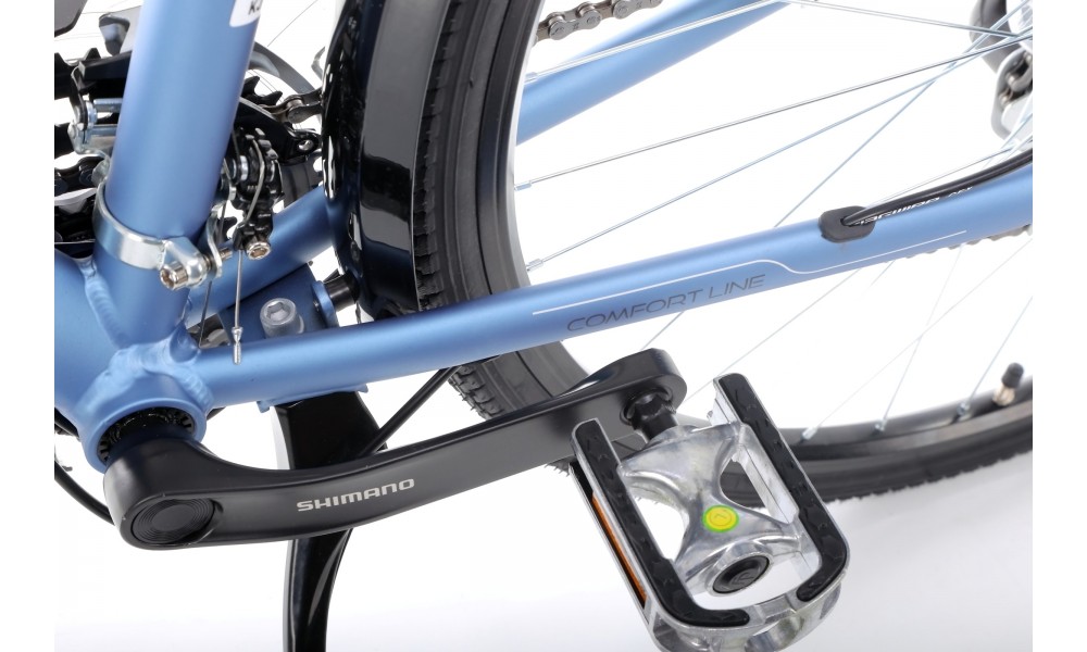 Rower trekkingowy Romet Gazela 4  - granatowy-niebieski