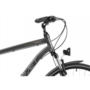 Rower trekkingowy Romet Wagant 2  - szary-złoty 2