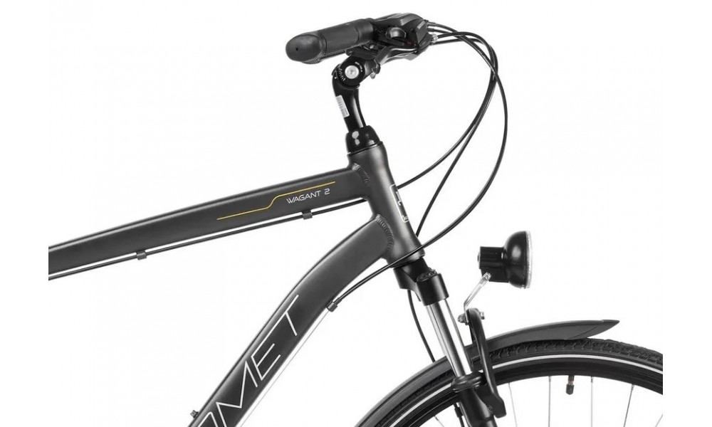 Rower trekkingowy Romet Wagant 2  - szary-złoty