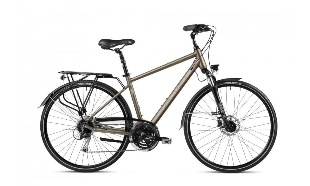 Rower trekkingowy Romet Wagant 6  - brązowy-czarny