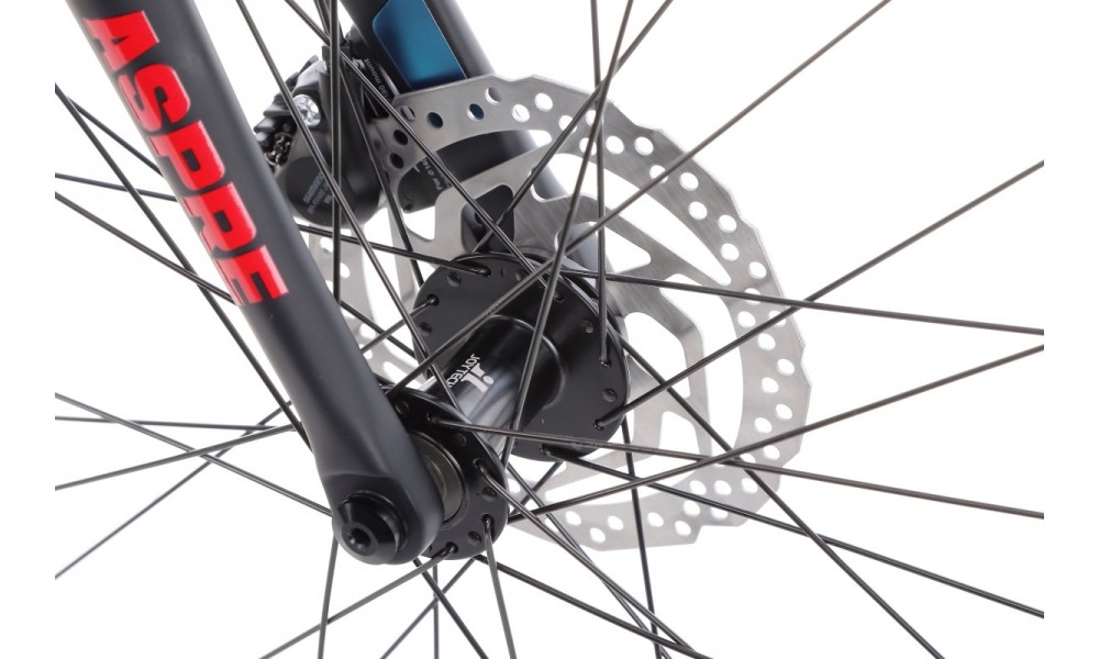 Rower gravel Romet Aspre 2  PJ - czarno-czerwony