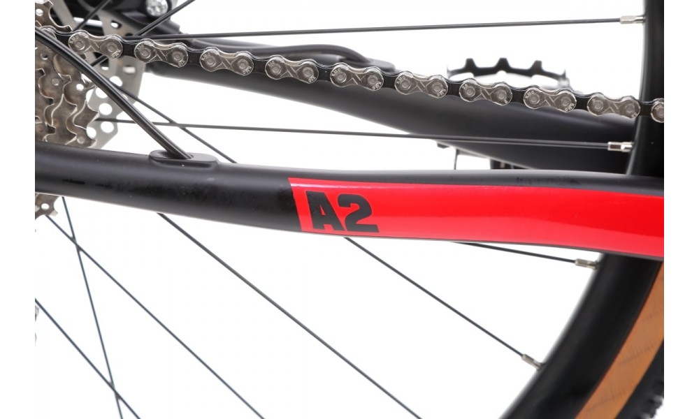 Rower gravel Romet Aspre 2  PJ - czarno-czerwony