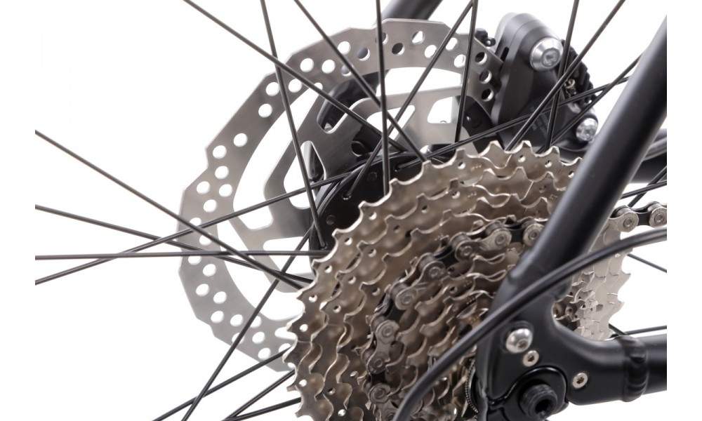 Rower gravel Romet Aspre 2  PJ - czarno-czerwony