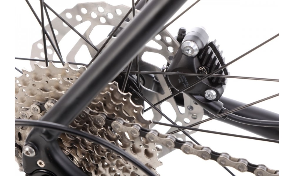 Rower gravel Romet Aspre 2  PJ - czarno-czerwony