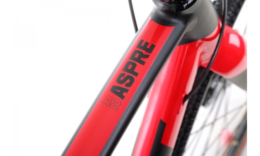 Rower gravel Romet Aspre 2  PJ - czarno-czerwony