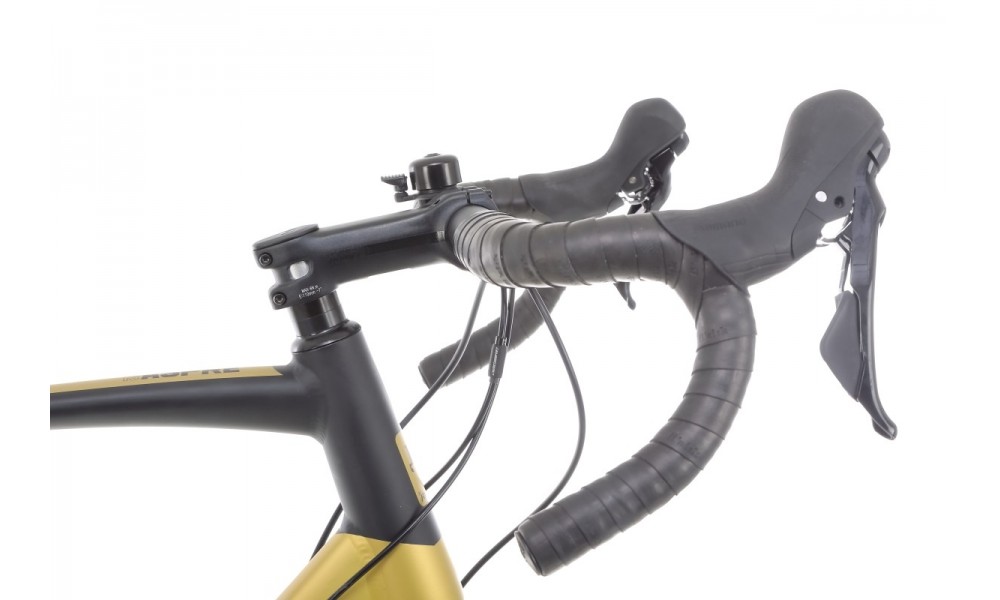 Rower gravel Romet Aspre 2  PJ - czarno-złoty