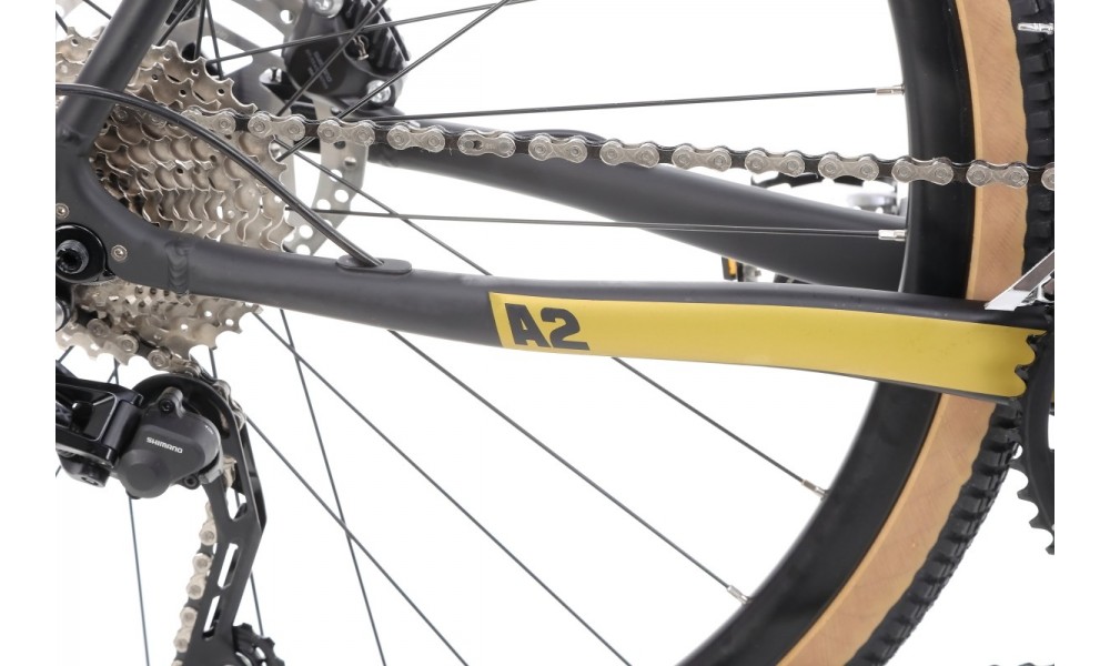 Rower gravel Romet Aspre 2  PJ - czarno-złoty