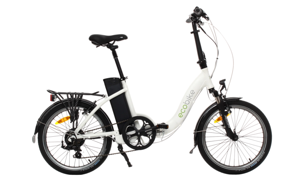 Rower składany elektryczny Ecobike Even White 2016