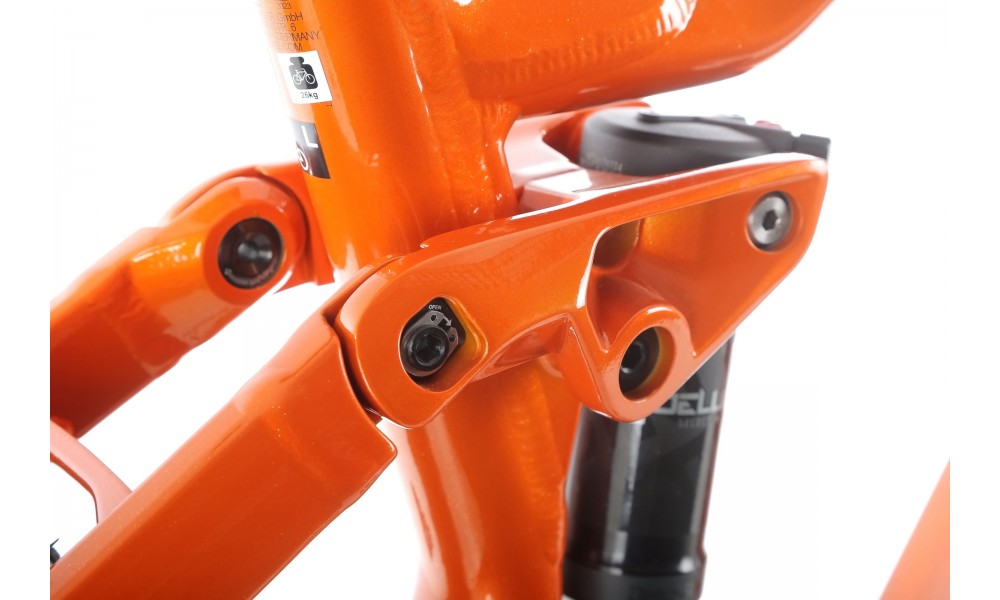 Rower górski elektryczny Haibike AllTrail 6 29  - pomarańczowy-czarny