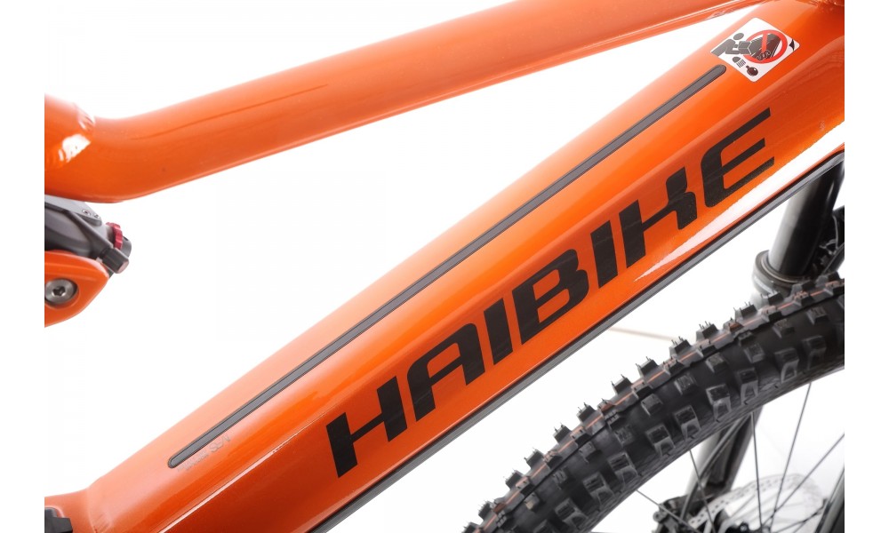 Rower górski elektryczny Haibike AllTrail 6 29  - pomarańczowy-czarny
