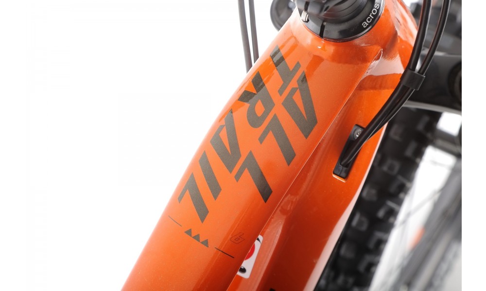 Rower górski elektryczny Haibike AllTrail 6 29  - pomarańczowy-czarny