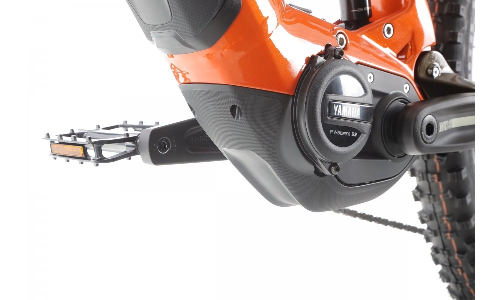 Rower górski elektryczny Haibike AllTrail 6 29  - pomarańczowy-czarny